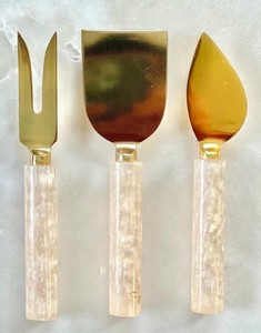 Best Quality Round Handle Eye Catching <b>Cheese</b> Knife <b>Set</b> at Low Price in Bulk Quantity - Product Image 3