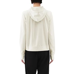 Sweat-shirt à capuche pour femme, fermeture éclair intégrale, en molleton de coton épais, avec logo et doublure, style décontracté, vente en gros, fabrication sur mesure - Product Image 3