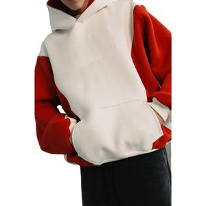 Sweat-shirt à capuche surdimensionné personnalisé avec motif galaxie, en polaire épaisse, streetwear d'hiver, sweat-shirt à capuche chaud, décontracté, ample, tendance, pull-over - Product Image 3