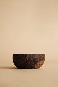 Handcrafted <b>Wooden</b> <b>Bowl</b> with Unique Hammered Texture for Serving Decorative Sustainable and Stylish Ideal for Modern Homes - Product Image 6