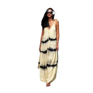 Mono de Cintura Alta 100% Algodón, Transpirable, Ecológico, Moderno y de Moda, para Mujer, Ropa de Playa, Superventas - Product Image 1