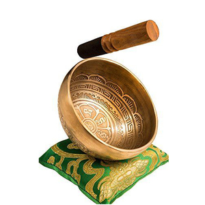 Cuenco tibetano Vintage de la mejor calidad, recién llegado, latón puro para meditación, oración, relajación, técnica de Metal pintada a mano - Product Image 1