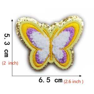 Broderie Chenille Fer sur patchs Patch de broderie 3D Patchs de broderie Chenille pour vêtement - Product Image 2