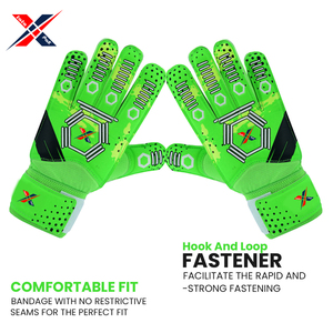 2025ถุงมือผู้รักษาประตูแบบมืออาชีพสำหรับผู้ใหญ่ทุกเพศหนังนิ่มป้องกันการลื่นนิ้วระบายอากาศได้ดีเยี่ยมสำหรับกลางแจ้ง - Product Image 6