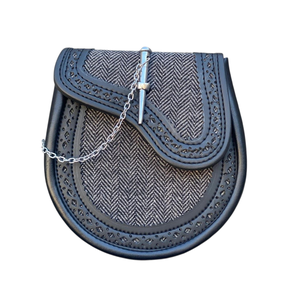 Kilt en cuir écossais Sporran pour uniforme de bande de tuyau - Product Image 1