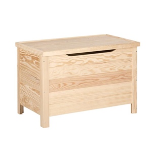 WELL HOME Mobile in Legno di Pino con Tronco Dritto 70x40x44 cm, Arredamento per la Casa con Finitura Naturale Senza Vernice - Product Image 1