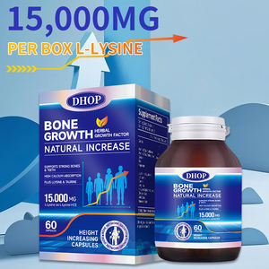 DHOP 뼈 건강 보충제 15000mg 60 캡슐은 성인을위한 뼈 밀도 관절 강도 칼슘 흡수 보조제를 지원합니다 - Product Image 5