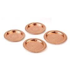 Sous-verres en laiton massif Sous-verres en cuivre faits à la main pour boissons Décorations de table Sous-verre pour Offre Spéciale pièces - Product Image 4