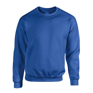 High Demanding Plain Blue Color Custom Logo Sweatshirt <b>For</b> Men Custom Crew neck Full Sleeves Sweatshirts <b>For</b> Men - Product Image 1