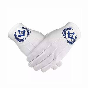 Guantes masónicos de diseño de alta calidad, gran oferta, guantes masónicos personalizados con logotipo bordado - Product Image 2