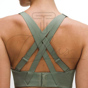 Sujetador Deportivo de Yoga Personalizado para Mujer, Ligero, Transpirable, Sin Costuras, Simple, de Alta Sujeción - Product Image 4