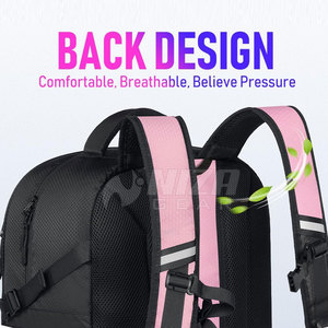 Sac à dos de basketball décontracté haute capacité, design ergonomique, écologique, respirant, en nylon et polyester, pour l'entraînement en équipe et les loisirs - Product Image 6