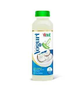 Floz-Bebida de Vinut, Yogurt, Aloe Vera, con leche de coco, sin leche, 16,9