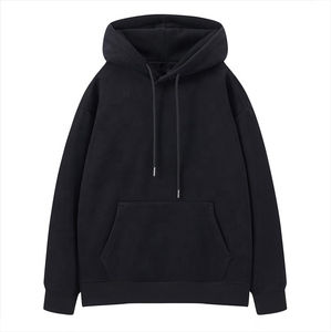 Top Quality 450GSM Cotton Oversize Hoodie Thick Fleece Drop Shoulder <b>Plain</b> Blank Custom <b>Men</b> <b>Hoodies</b> Plus Size Clothing Vintage - Product Image 3