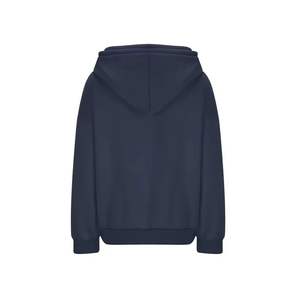 Sweat à capuche oversize en polaire pour femme, de haute qualité, personnalisé, avec logo brodé sur le devant, fermeture éclair - Product Image 2