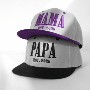 Casquettes Snapback avec broderie 3D personnalisée, casquettes à 6 panneaux en tissu coton, visière plate, pour le sport et le golf - Product Image 1