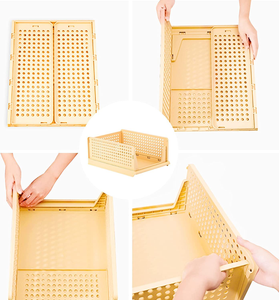 Organizador de armario Stylera (paquete de 4 piezas de tamaño extra grande, color amarillo) Organizadores multiusos para ropa, plegables - Product Image 5