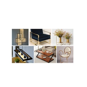 Juego de muebles modernos de madera para el hogar, set de mesa de centro lateral para sala de estar, TV y armarios de vidrio - Product Image 6