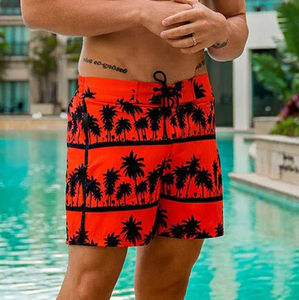 Pantalones cortos de poliéster de diseño personalizado para hombre, pantalones cortos informales de malla para correr para hombre, pantalones cortos transpirables de playa de 5 pulgadas para nadar, OEM 2025 - Product Image 4