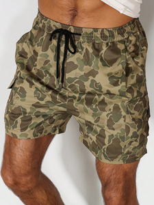 Ropa de trabajo de camuflaje para hombres con bolsillos grandes, pantalones cortos informales de la mejor calidad para hombres con Personalización completa - Product Image 3