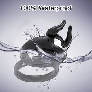 Öküz boynuz erkek <span class=keywords><strong>Penis</strong></span> Extender çift yüzük kauçuk vibratör horoz büyütme halkası seks oyuncakları erkekler ve kadınlar için - Product Image 4