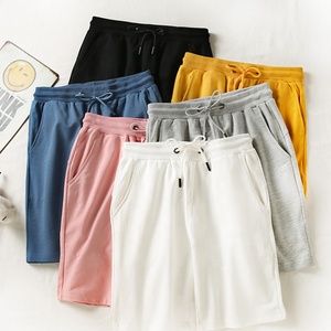 Pantalones cortos informales de talla grande para hombre, novedad de calidad superior, pantalones cortos de felpa franceses de algodón personalizados, pantalones cortos transpirables para el sudor - Product Image 6
