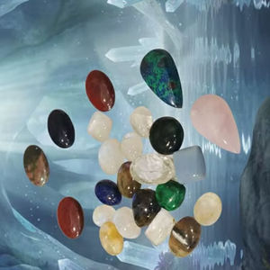 Piedras Preciosas Naturales de Alta Calidad, Mezcla Curativa, Cabujones Planos Semi-Ovalados, Piedras Preciosas Sueltas Naturales - Product Image 6