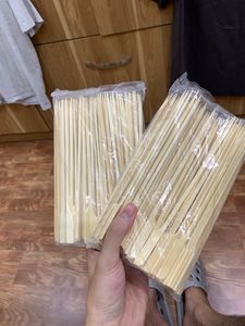 Décoration alimentaire drapeau bambou Pick Stick pour gâteau de fête fruits Cocktail événement utiliser brochette jetable écologique - Product Image 6