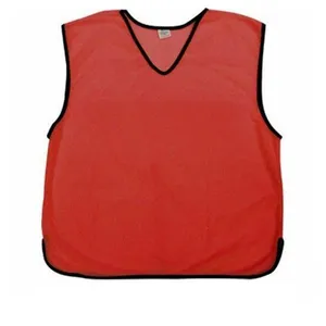 Mesh Scrimmage Team Practice bavaglini Pinnies maglie uniforme da calcio gilet da allenamento per borsa sportiva verde bambini accessori arancioni OEM