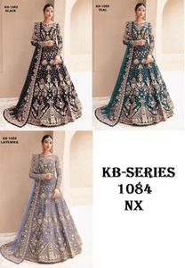 ชุดเลเฮนกาโชลีแบบพรีเมียมเย็บอย่างประณีต ประดับด้วยเลื่อมและผ้าคลุมไหล่ สำหรับงานแต่งงานแบบอินเดีย ฤดูหนาว/ฤดูร้อน - Product Image 4