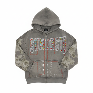 เสื้อฮู้ดผู้ชายสไตล์อินเทรนด์ เหมาะสำหรับสวมใส่ทุกวัน แฟชั่นสตรีทสไตล์ ชุดลำลอง ผ้าฝ้ายผสม - Product Image 1