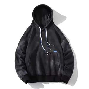 เสื้อมีฮู้ดสำหรับผู้ชายและผู้หญิงเสื้อมีฮู้ดซักผ้าฝ้าย100% วินเทจ - Product Image 5