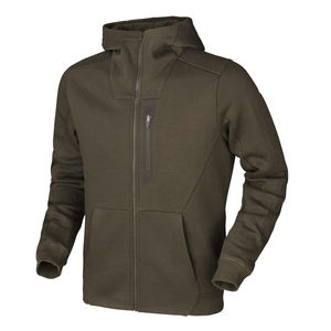 Sweats à capuche pour hommes Veste légère en éponge française avec poches Full Zip Long Sleeve Cotton Sweatshirt Sports Hooded - Product Image 4