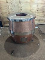 Four en argile de qualité restaurant commercial cuivre de qualité supérieure martelé Tandoor charbon de bois durable retenant la chaleur équipement de cuisson