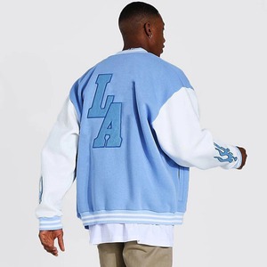 Fabrication au Pakistan, veste de baseball sur mesure de qualité supérieure, tissu de qualité supérieure, laine et cuir, service OEM - Product Image 4