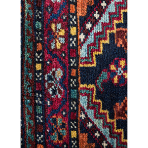 Aalam <b>Blue</b> Hand Knotted Wool Rugs Satk-63 Medallion Design for Home Use Jaipur Rugs US Collection - Product Image 2