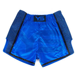 Vêtements d'entraînement MMA en satin de qualité supérieure, shorts de muay thaï personnalisables avec logo pour la salle de sport, service OEM disponible - Product Image 1