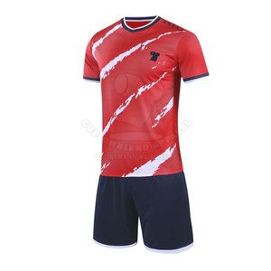 High Quality 100% Polyester Soccer Uniform Customized Design <b>Unique</b> Style Set with Custom Team Name for Adult - Product Image 1