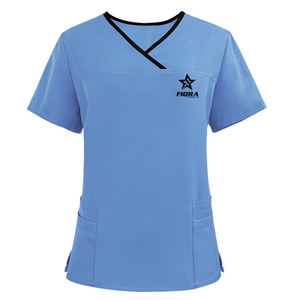 Tenues médicales personnalisées avec logo, 100% coton, unisexe, pour hôpital, infirmières, esthéticiennes, dentistes, salons de beauté, spas - Product Image 1