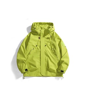 Veste de vêtements personnalisée de bonne qualité Veste à capuche pour hommes à fermeture éclair avec impression d'étoiles 5XL Vestes coupe-vent décontractées pour l'extérieur - Product Image 5