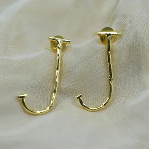畅销高品质 “J” 字母镀金女性和女孩首饰
