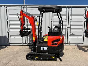 Livraison gratuite Nouvelle mini-excavatrice sur chenilles CFG NT18K de 1,37 tonne |   15 CV pour moteur diesel |   Profondeur de creusement de 2,12 m |   Moteur PLC pour pince hydraulique - Product Image 1
