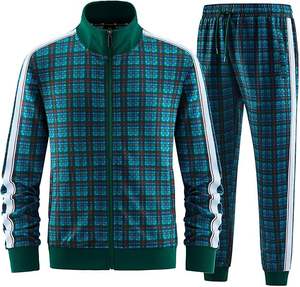 ชุดวอร์มลายสก็อตแบบใหม่ คุณภาพพรีเมียม ราคาขายส่ง ผลิตจากโรงงาน ระบายอากาศได้ดี แห้งเร็ว สำหรับผู้ชาย - Product Image 1