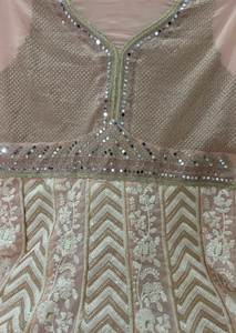 NUEVO ELIGANT STUNNING ETHENIC WEAR MUJER HEAVY BLOOMING VESTIDO DE SEDA ROPA DE BODA - Product Image 3