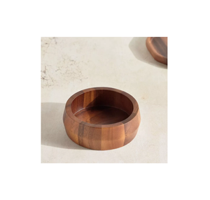 Bol en bois de haute qualité en bois Grain série bol vaisselle utiliser forme ronde bol en bois taille personnalisée prix pas cher - Product Image 1