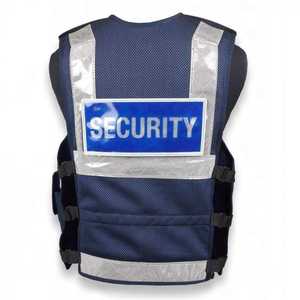 Custom Security Men Strong Material Reflective Safety clothing <b>Vest</b> Black security <b>Vest</b> road safety <b>Tactical</b> <b>Vest</b> - Product Image 6