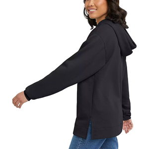 Sweat-shirts à capuche pour femmes en molleton 100% coton de haute qualité, imprimés sur mesure, coupe ample et confortable, surdimensionnés, OEM - Product Image 3