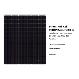 Panneau solaire monocristallin PERC à demi-cellules bifaciales 450W Gokin Solar GK-4-48HTBD-450M - Product Image 2