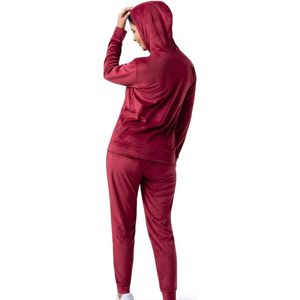 Nouveauté, best-seller d'usine, ensemble de survêtement d'hiver pour femmes, capuche, imprimé uni, léger, pantalon de jogging 2 pièces, ample - Product Image 2