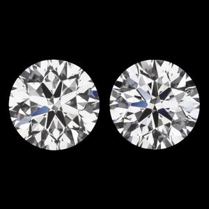 Pair of 3.00mm to 5.00mm Lab Grown Cut Diamonds VS Clarity IGI GIA Certified Eco-friendly Loose <b>Jewelry</b> Proposal Ring Earrings - Product Image 1